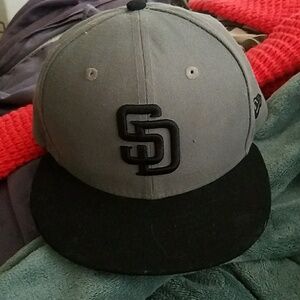 SD baseball fitted hat